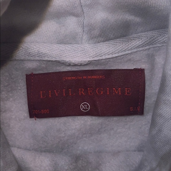 Civil Regime by Darc Sport Women's Wild Daisies Tie Dye Wash Hoodie Sweatshirt - Picture 3 of 3